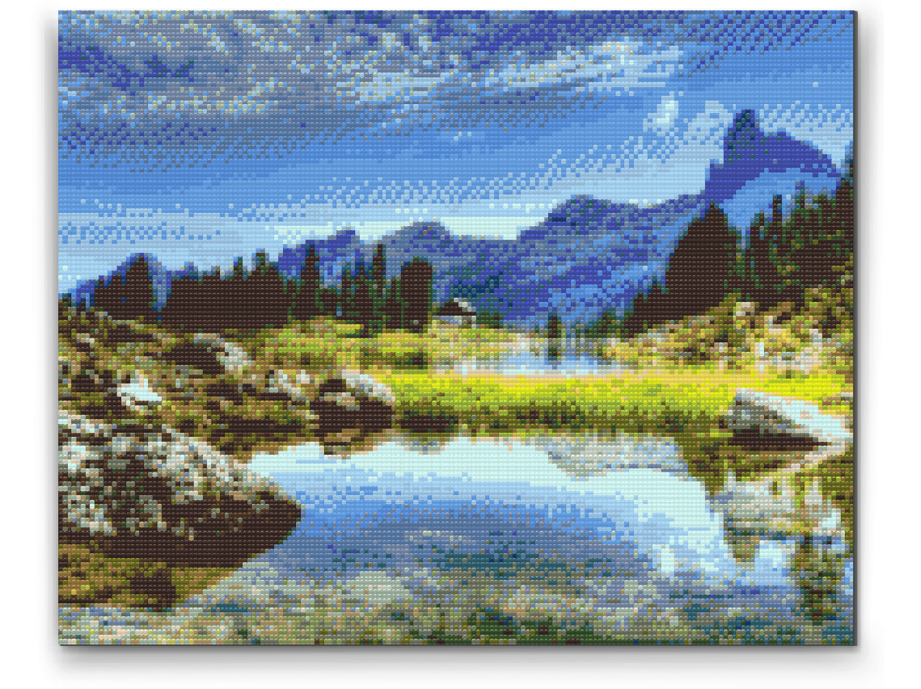 Diamantové malování - Dolomites